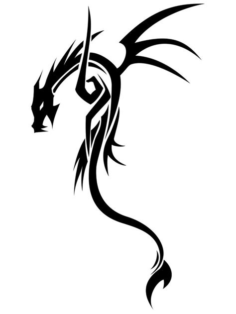 Dragon Tribal Dragones Tribales Tatuaje De Dragón Tatuajes De