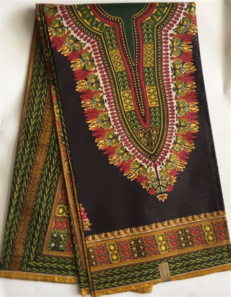 African Dashiki Print Fabric Ankara Black And By Houseofmamiwata