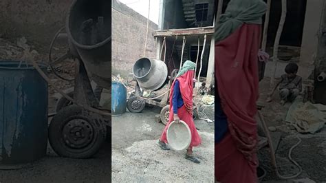 03 concrete mixer hydraulic hopper. Concrete mixer machine - YouTube