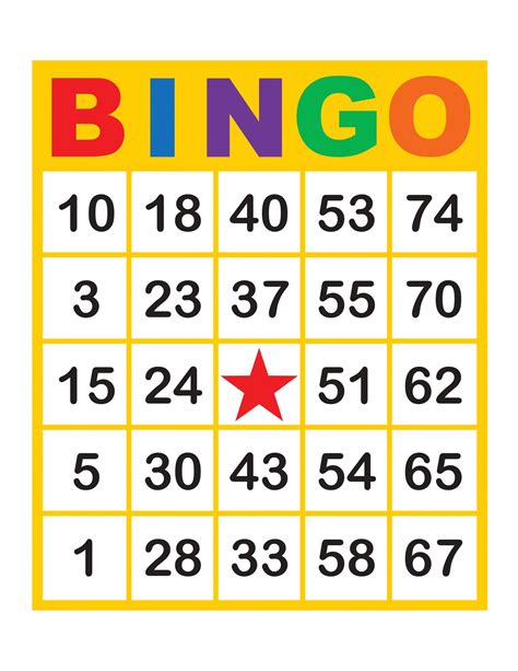 Bingo Cards 1000 Cards 1 Per Page Immediate Pdf Download Etsy