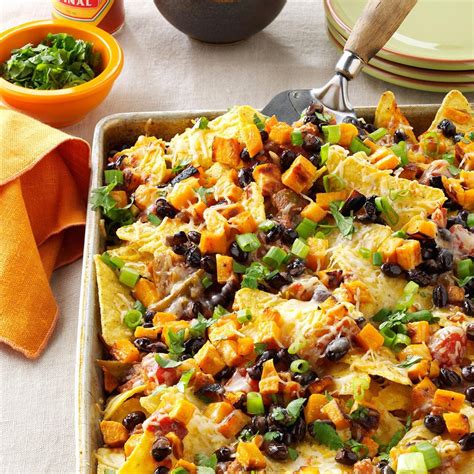 But, once i found out how easy it is to make pumpkin puree at home, i rarely ever buy the canned give your taste buds a refreshing treat with my healthy peach protein shake! Roasted Pumpkin Nachos Recipe | Taste of Home