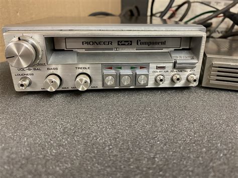 Pioneer Old Retro Component Car Cassette Player With Gm 4 Amplifier