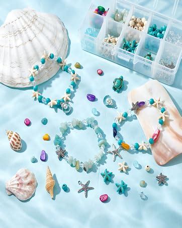 Sunnyclue Box Diy Make Pairs Starfish Shell Earring Making Kit