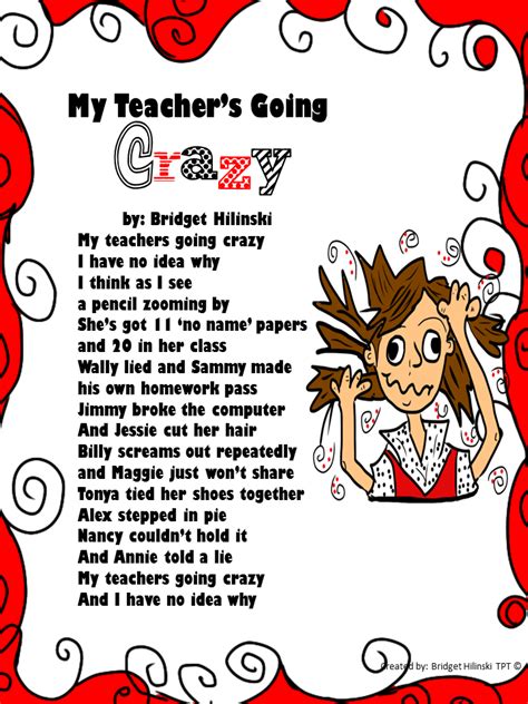Top 5 Freebies Of The Week 612013 With Images Funny Teacher Poems