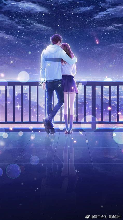 Romantic Couple Anime Hd Wallpaper Baka Wallpaper
