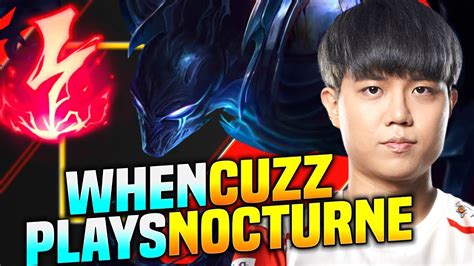 WHEN CUZZ PLAYS NOCTURNE JUNGLE SKT T1 Cuzz Plays Nocturne Vs Ekko