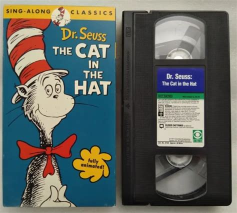 VHS DR SEUSS The Cat In The Hat Sing Along Classic VHS 1994 10 99