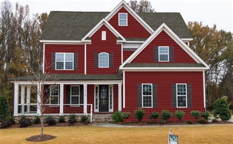 9 Autumn Red Siding Home Design Ideas To Know Allura Usa