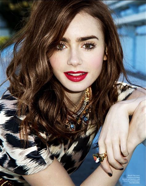 Lily Collins Seventeen Magazine She Has The Most Beautiful Face And