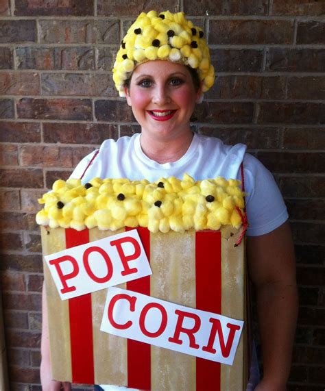 Diy Halloween Costume Popcorn Made By Tiffany Mcgee Bottom Food
