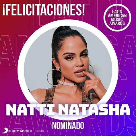 Natti Natasha Nominada A Artista Femenina Favorita En Los Latin Music