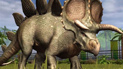 Jurassic World The Game Stegoceratops Hybrid Youtube