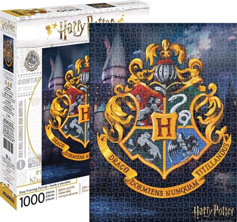 Harry Potter Hogwarts Crest 1000 Piece Jigsaw Puzzle Ebay
