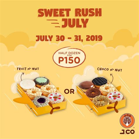 J Co Sweet Rush July 2019 Manila On Sale