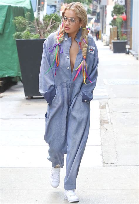 Busty Rita Ora Puts On Eye Popping Display As She Goes Braless Under