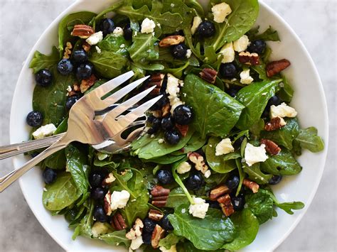 Summer Blueberry Salad With Toasted Pecans And Feta Healthy Salads