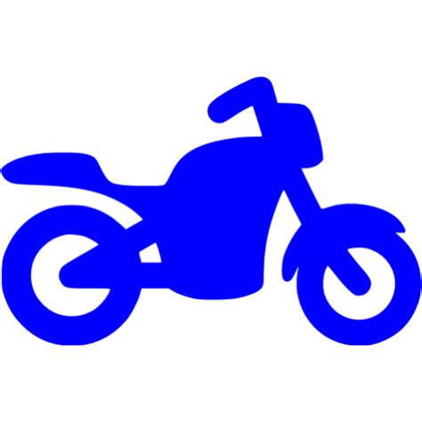 Blue Motorcycle Icon Free Blue Motorcycle Icons