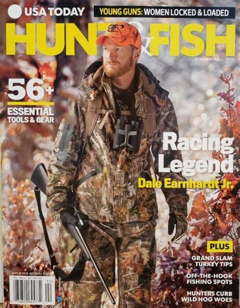 Usa Today Hunting And Fishing Summer Fall 2019 Dale Earnhardt Jr Free