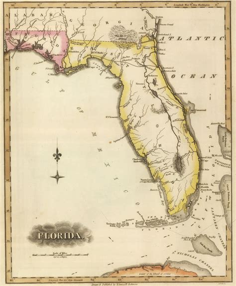 Florida Historical Vintage State Map Map Of Florida F Vrogue Co
