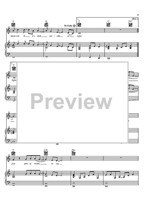 Mona Lisas And Mad Hatters Sheet Music By Elton John For Pianovocal
