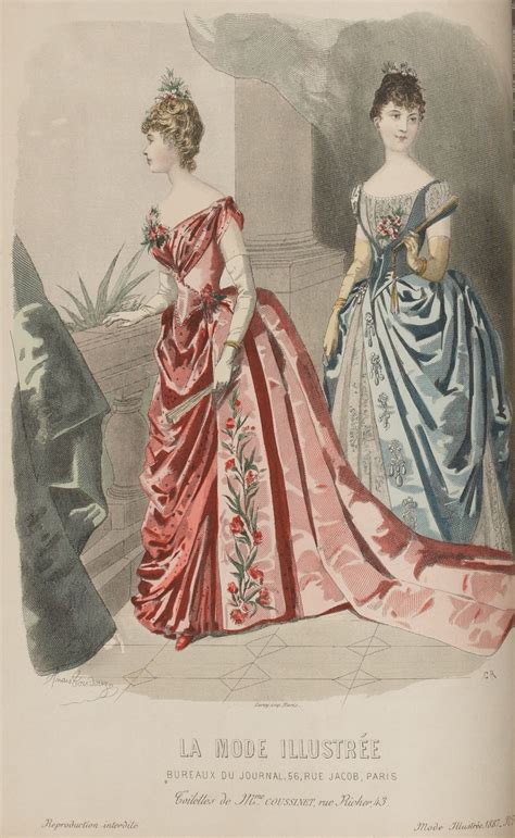 La Mode Illustrée 1887 Victorian Era Fashion 1890s Fashion Vintage