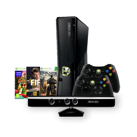 Bestkonzol Xbox 360 Slim 250gb 2db Joy Kinect 3db Játék