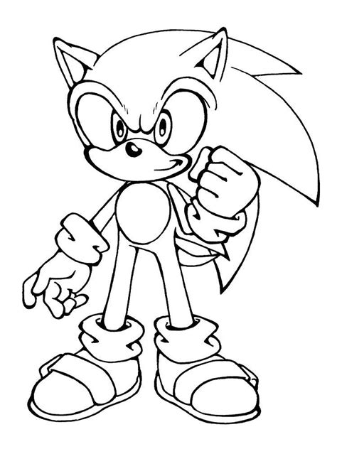 Sonic Para Desarrollar La Generación Menor Hedgehog Colors Coloring