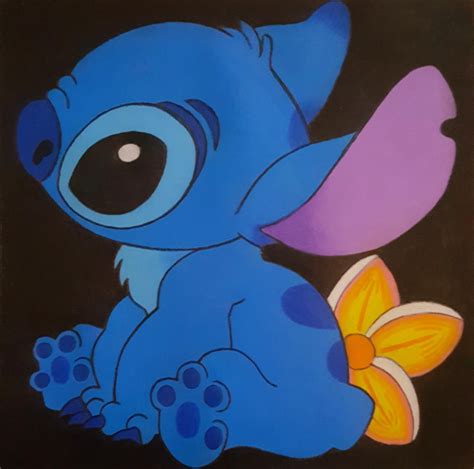 Did a drawing of Stitch! : disney