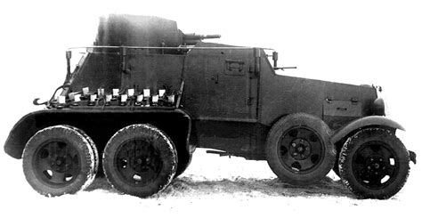 Ba I Soviet 6x4 Medium Armored Car After Modernization 1939