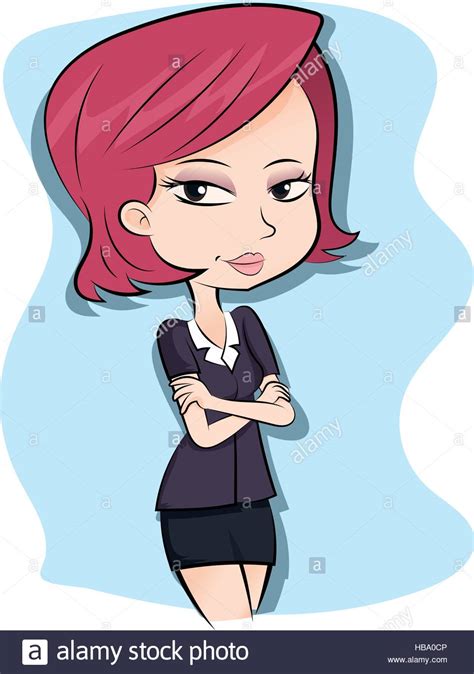 Arms Folded Female Stock Vector Images Alamy