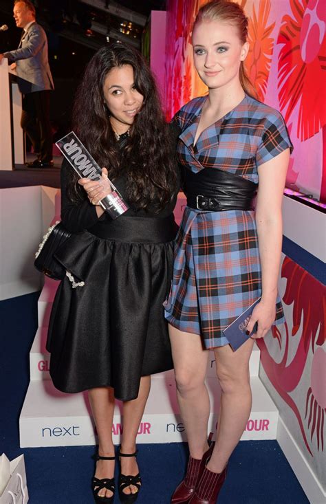 Sophie put a bunch of stickers and quotes on a blank slate on her stories and she hinted that she's. Sophie Turner (GoT) - 2014 Glamour Women of the Year ...