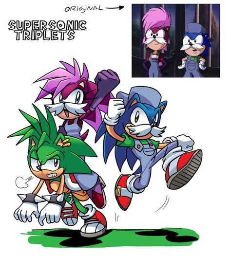 Super Sonic Triplets By Drawloverlala On Deviantart Sonic Sonic Heroes Sonic Underground