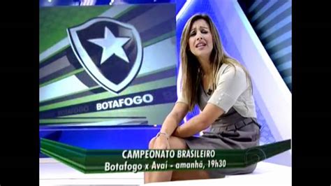 Cristiane Dias Apresentadora Gostosa Do Globo Esporte Rj 11 Vestido E Coxas Youtube