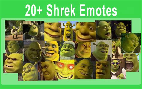 20 Shrek Meme Emotes Shrek Emotes Twitch Emotes Youtube Etsy België