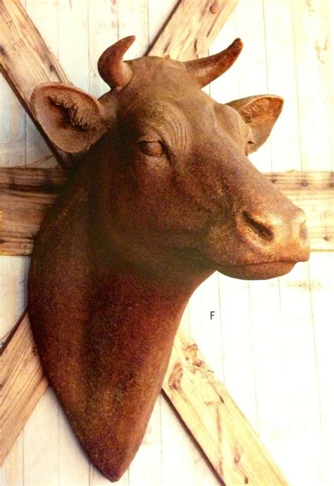 Adorn your walls with unique, handmade wall art. 7 best images about cow head wall art on Pinterest | Wall mount, French and Wall hangings