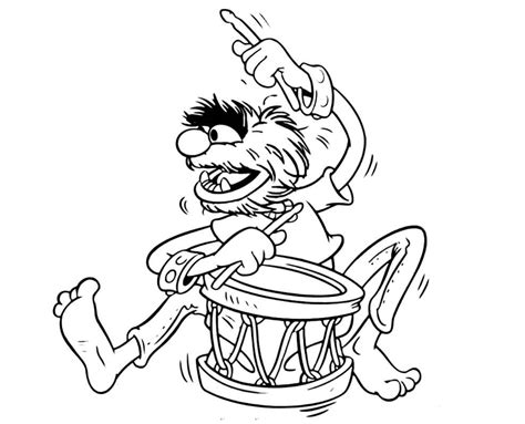 Animal From The Muppets Coloring Pages