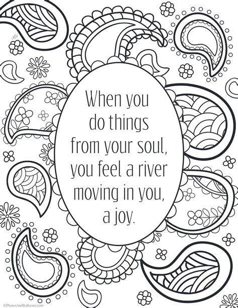 Get This Printable Adult Coloring Pages Quotes Joy