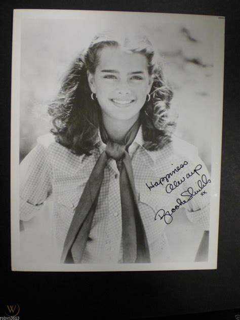 Signed Beautiful Photo Brooke Shields Starred In Blue Lagoon