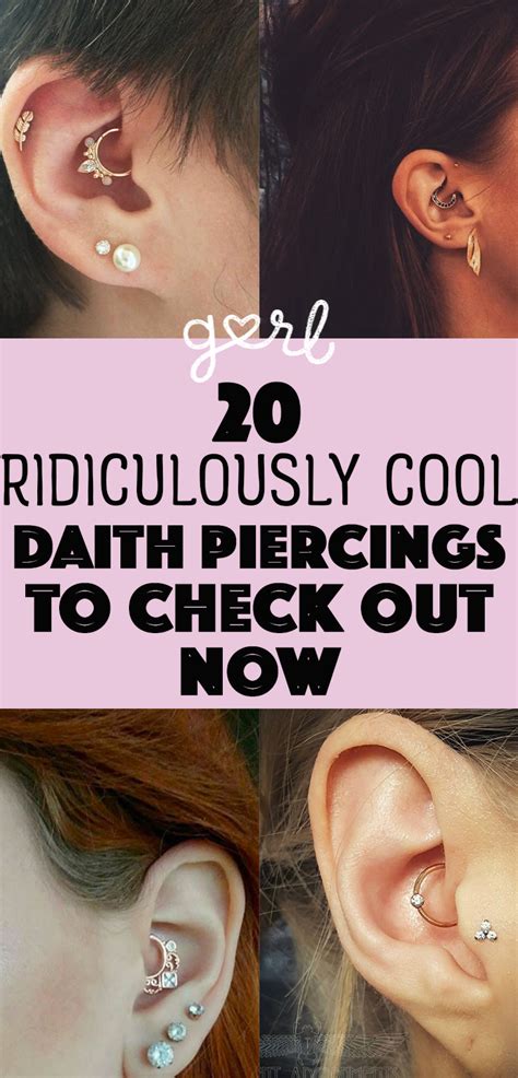 Daith Piercing Everything You Should Know Including