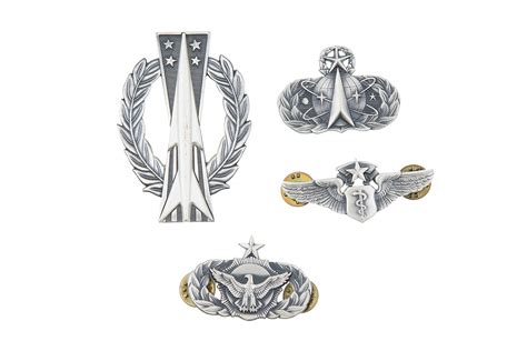 72 Us Air Force Wings And Other Metal Insignia Witherells Auction
