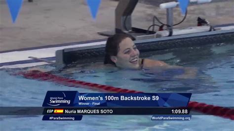 Womens 100 M Backstroke S9 Final Mexico City 2017 World Para