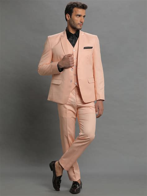 Rentbuy Peach 3 Piece Suit Home Trial Free Delivery Candidmen