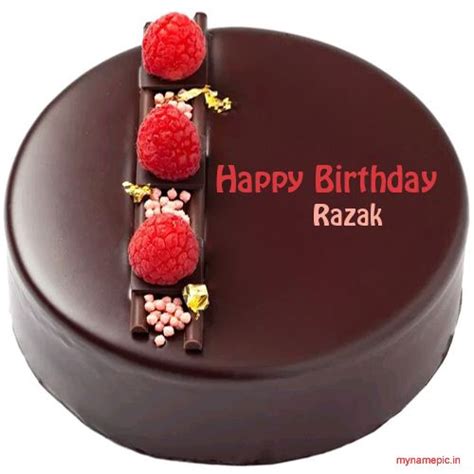 Pin By Razak Alidu On Razak Chocolate Cake With Name Happy Birthday