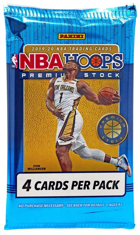 Panini Nba 2019 20 Hoops Premium Basketball Trading Card Pack