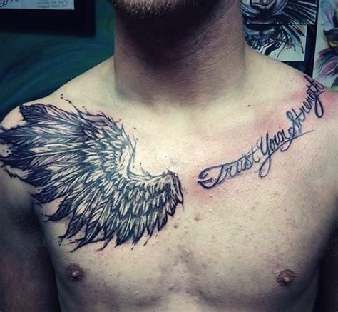 Angel Wings Tattoo Men Chest Best Tattoo Ideas