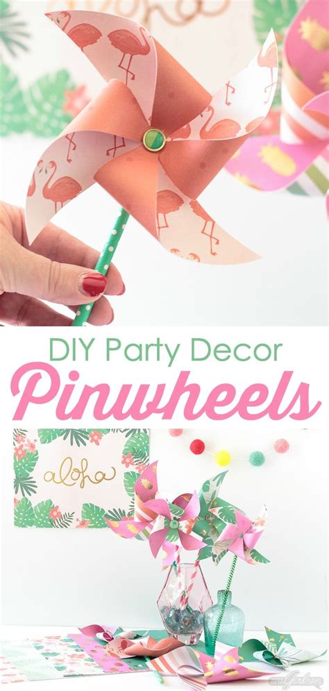 Cheap And Easy Diy Party Decor Learn To Make Paper Pinwheels Pinwheels Paper Diy Party