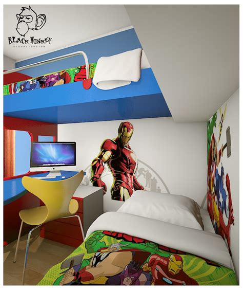 Download kids bedroom images and photos. small kids bedroom ideas cartoon theme | Boys bedroom ...