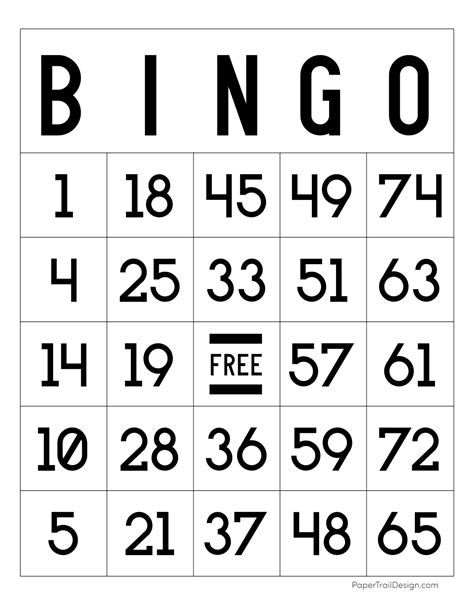 Free Printable Bingo Cards Free Printable Bingo Cards Bingo Bingo Cards
