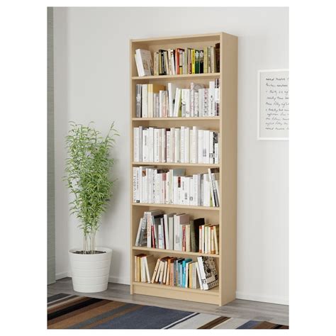Billy Bookcase Birch Veneer 31 12x11x79 12 Ikea