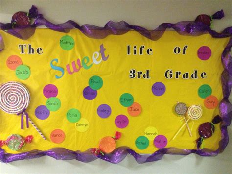 Pin By Angela Grewell On Classroom Set Up Candy Theme Classroom Door